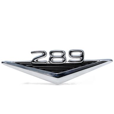 289 Fender Emblem + Clips | Early Style | 66-68 Ford Bronco